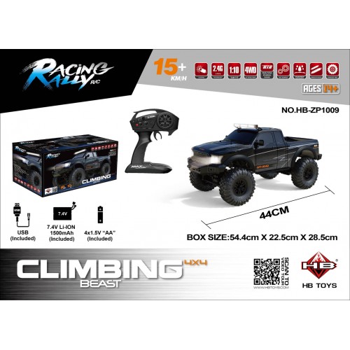 R/C terénne auto CLIMBING BEAST 4x4 1:10 čierna