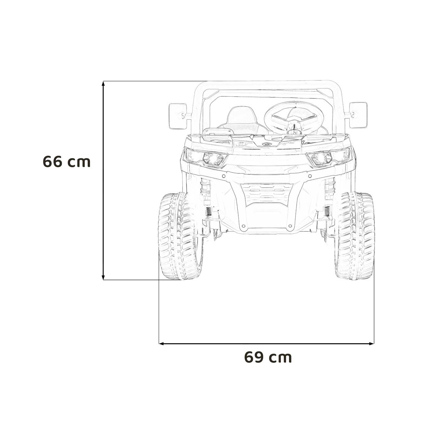 Farmer Truck Speed 900 White 24V Series