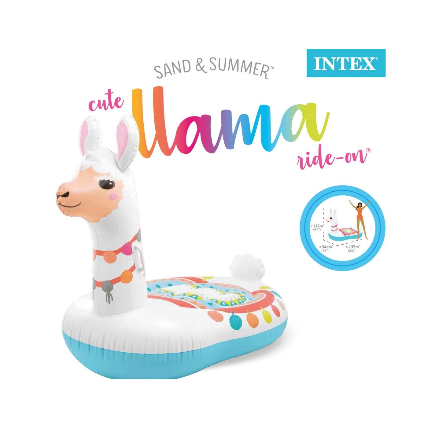 Matrac Plávajúca Lama 185 x 104 cm INTEX