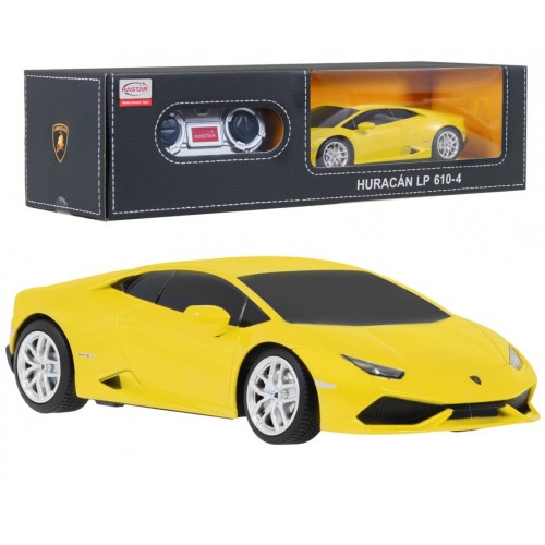 Autíčko R C Lamborgihini HURACAN LP610-4 Žlté 1 24 RASTAR