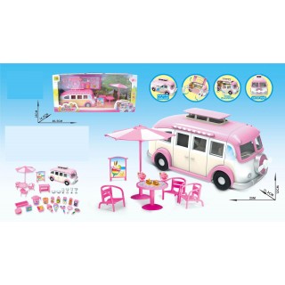 MEGA Camper Pink + rozsiahle vybavenie