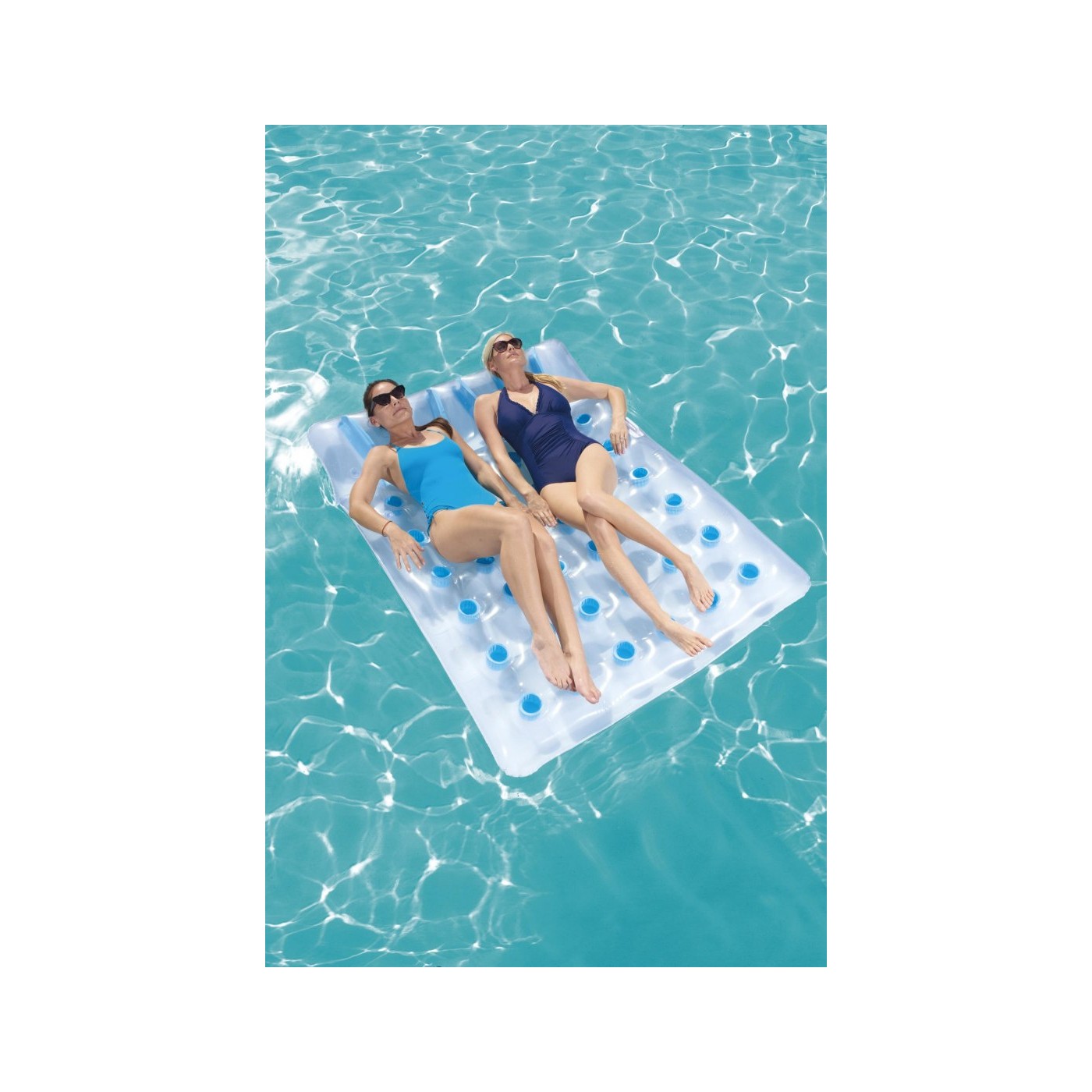 2-miestny matrac na plávanie 193x142cm BESTWAY + Opravná sada