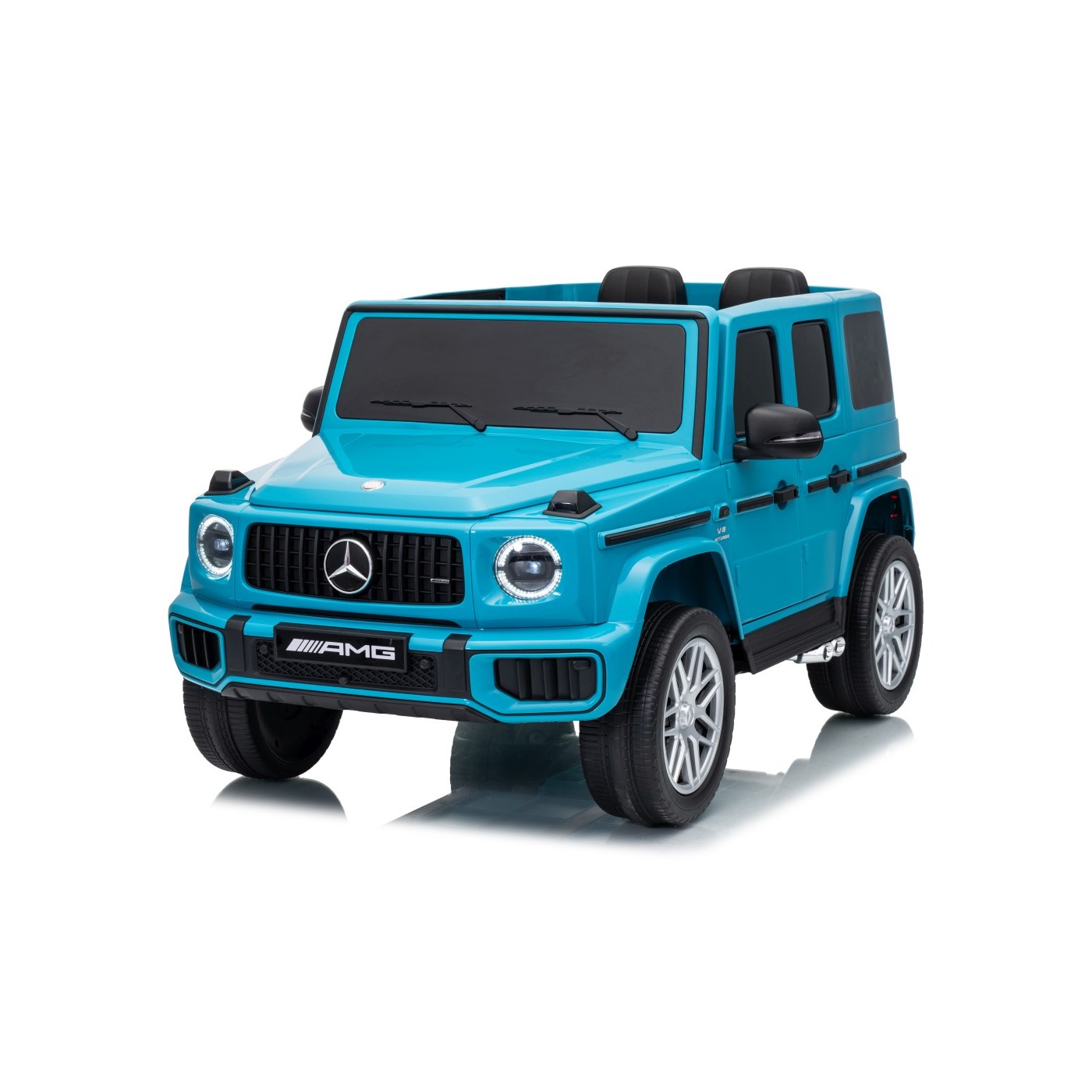 Mercedes G63 AMG modré vozidlo