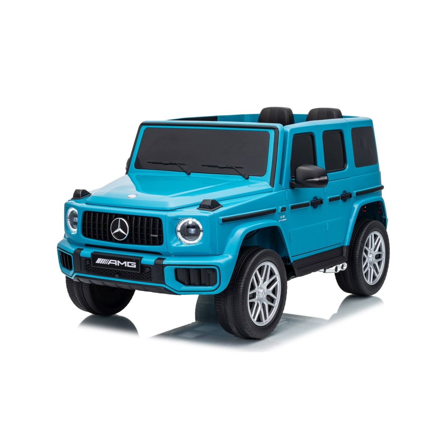 Mercedes G63 AMG modré vozidlo