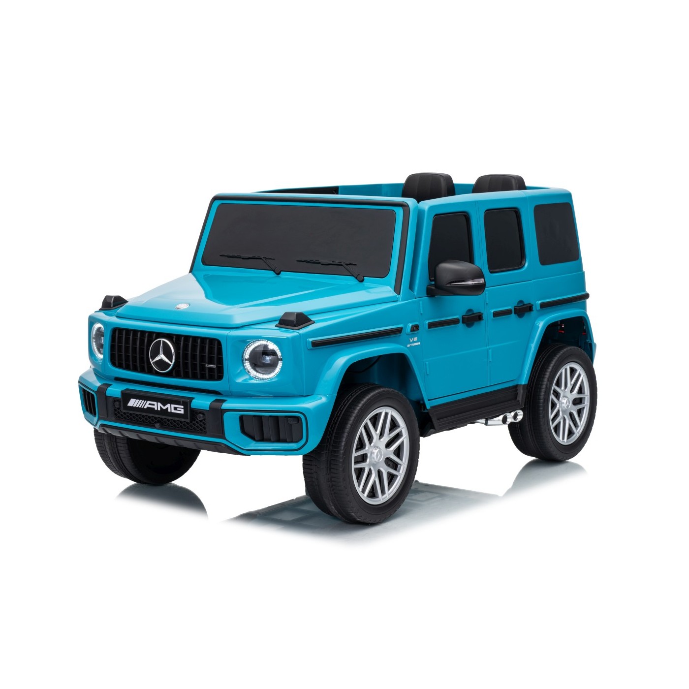 Mercedes G63 AMG modré vozidlo