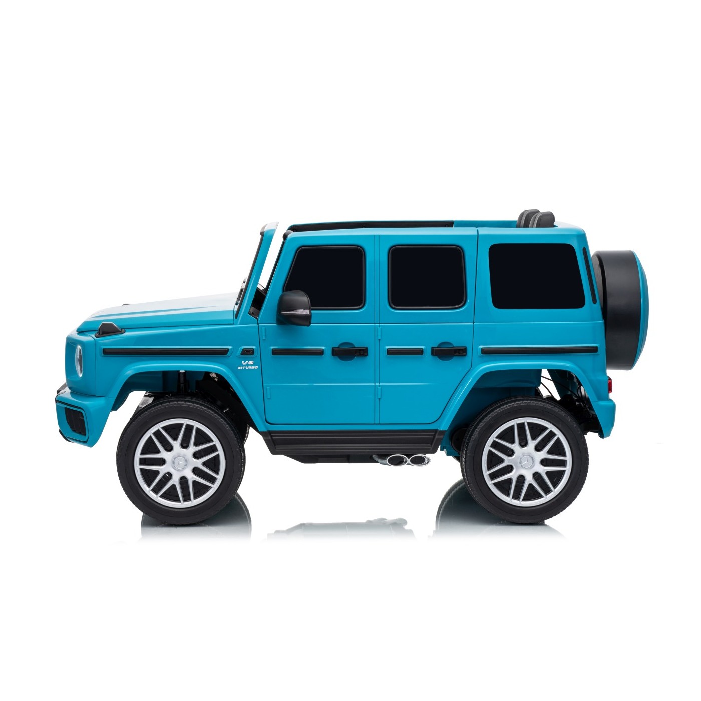 Mercedes G63 AMG modré vozidlo