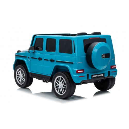 Mercedes G63 AMG modré vozidlo