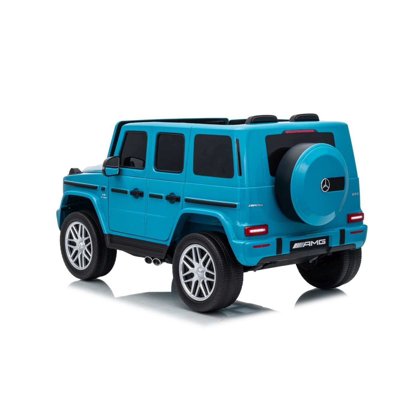 Mercedes G63 AMG modré vozidlo