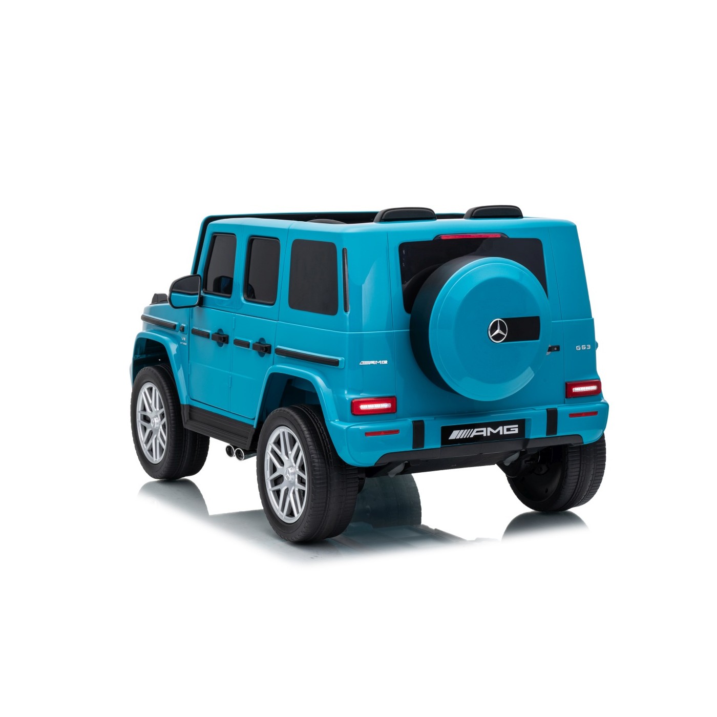 Mercedes G63 AMG modré vozidlo