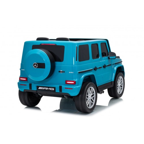 Mercedes G63 AMG modré vozidlo