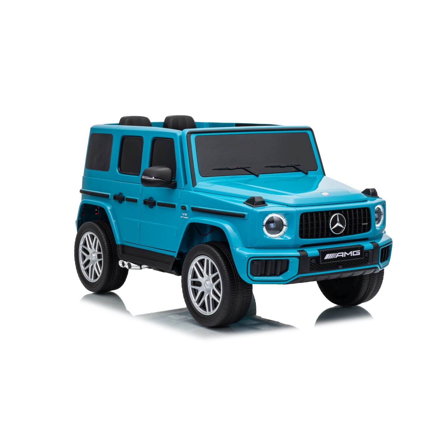 Mercedes G63 AMG modré vozidlo