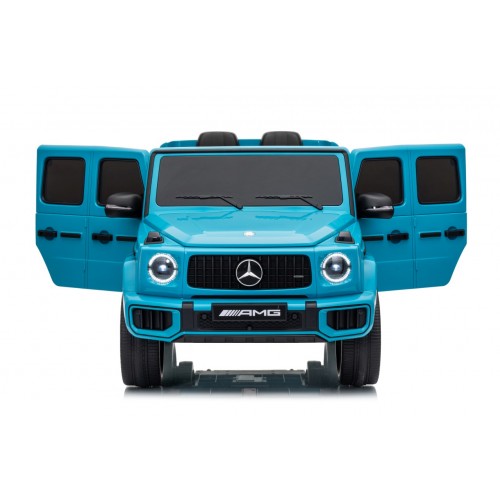 Mercedes G63 AMG modré vozidlo