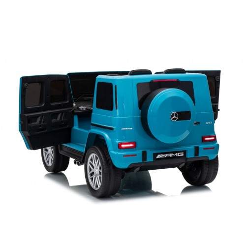 Mercedes G63 AMG modré vozidlo