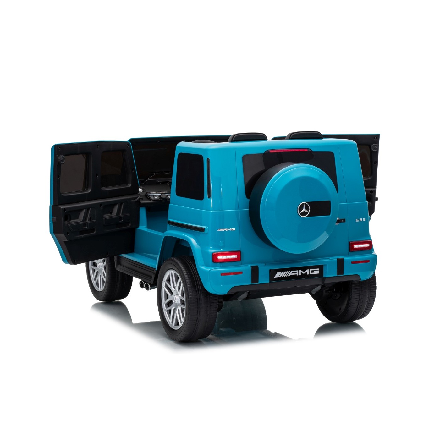 Mercedes G63 AMG modré vozidlo