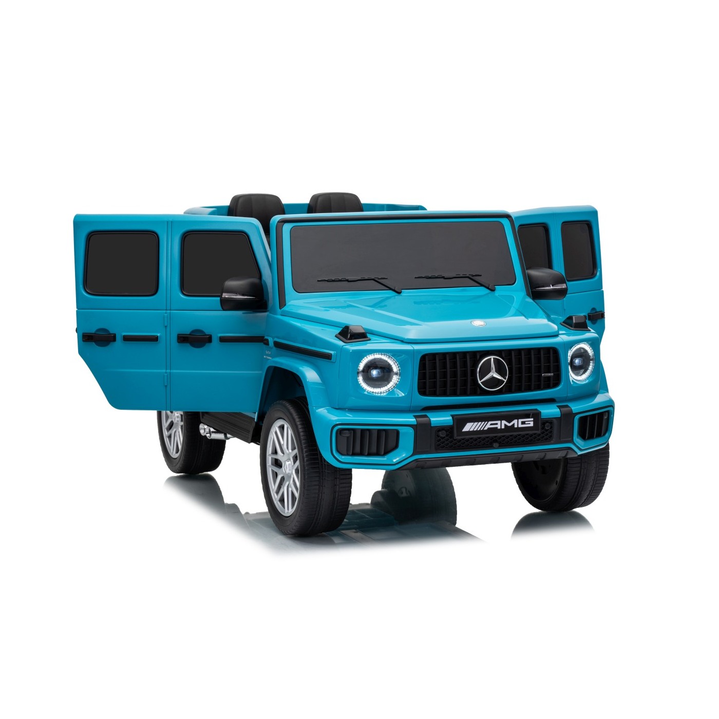 Mercedes G63 AMG modré vozidlo
