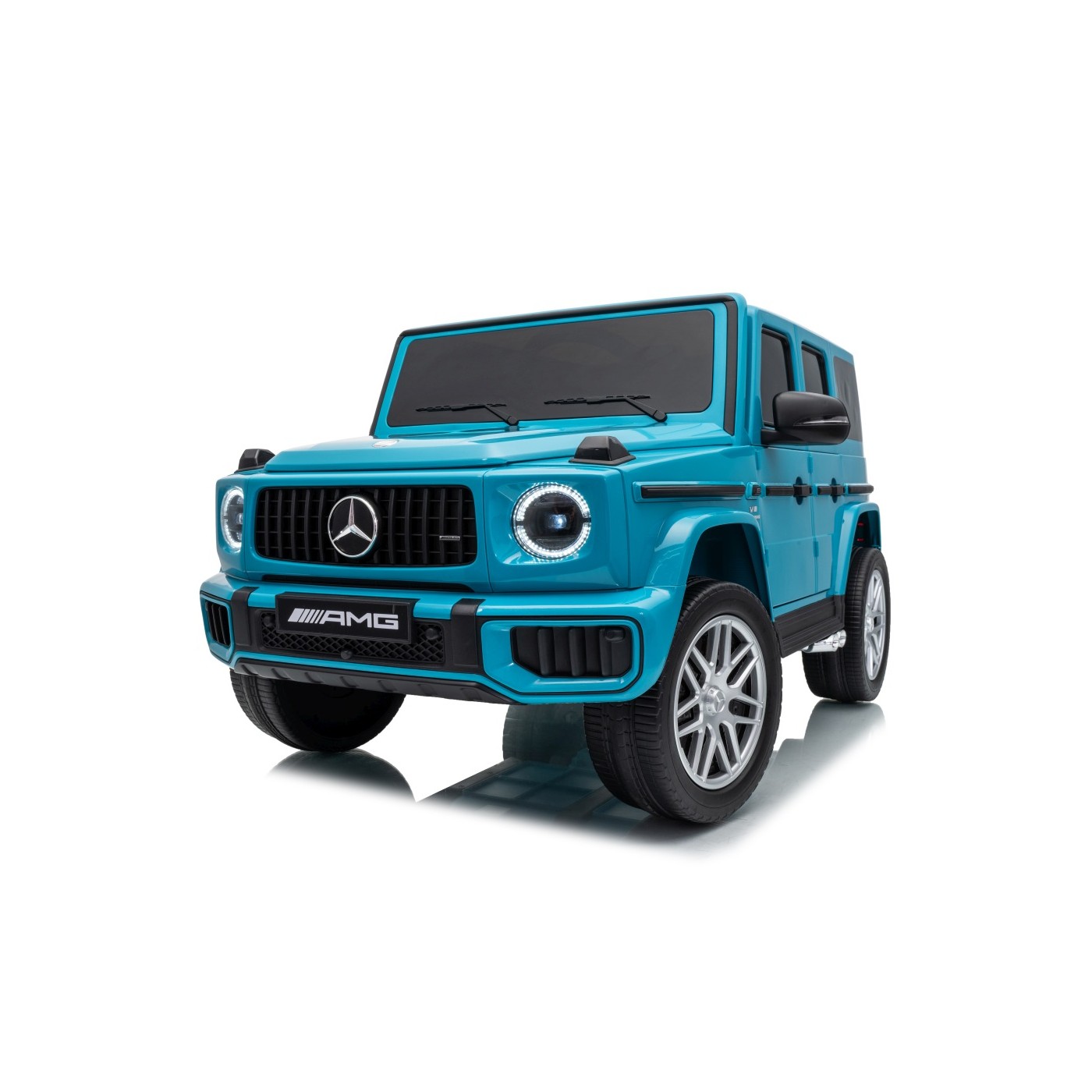 Mercedes G63 AMG modré vozidlo