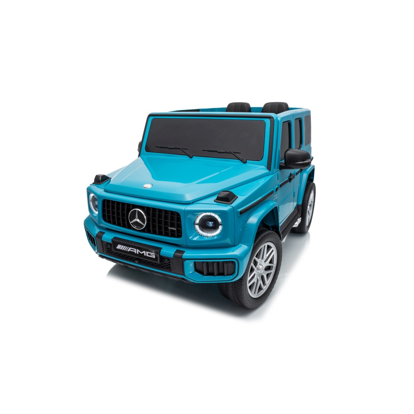 Mercedes G63 AMG modré vozidlo