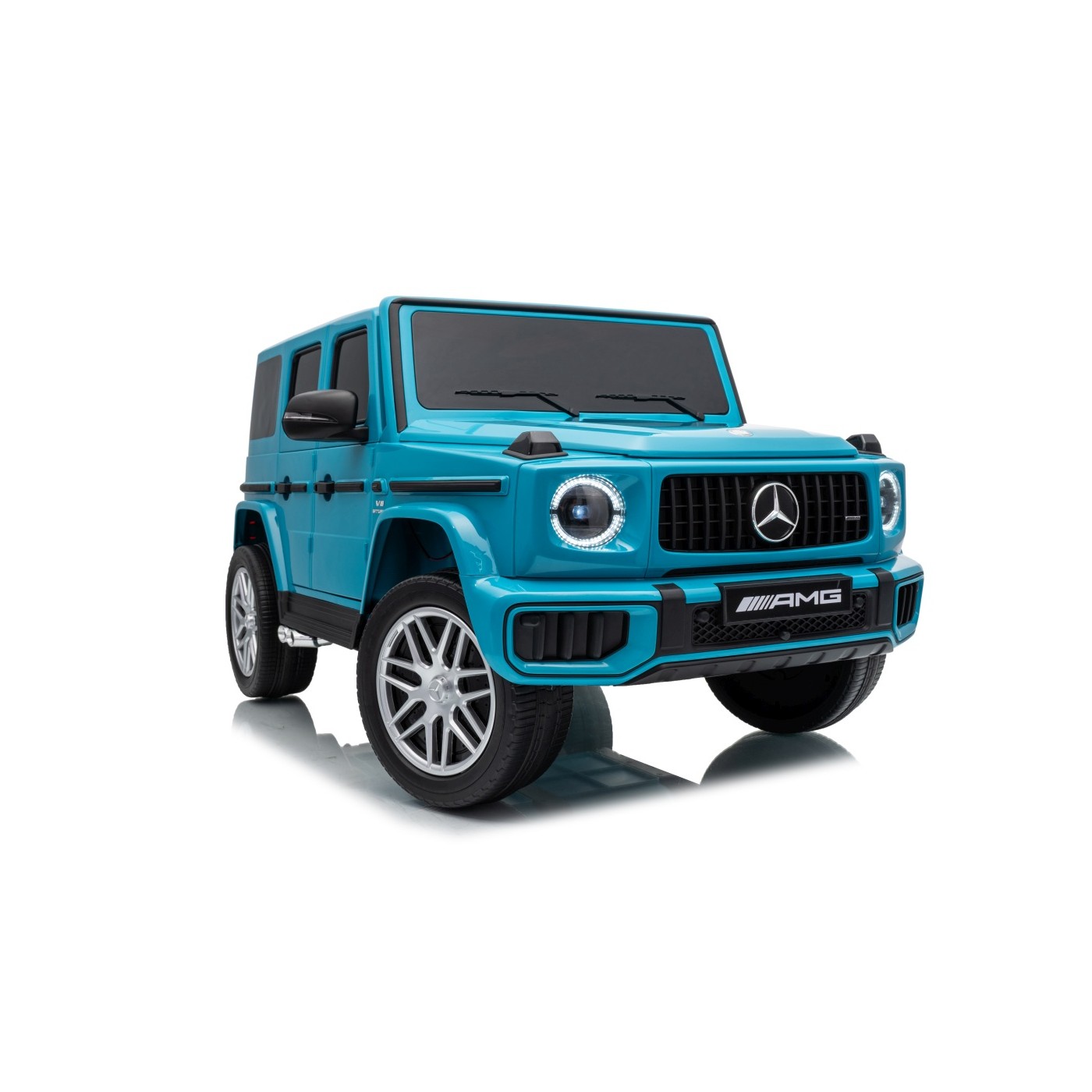 Mercedes G63 AMG modré vozidlo