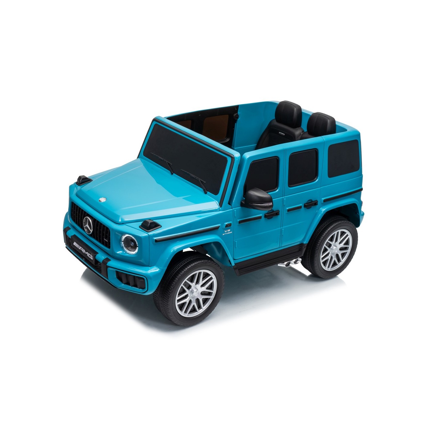 Mercedes G63 AMG modré vozidlo