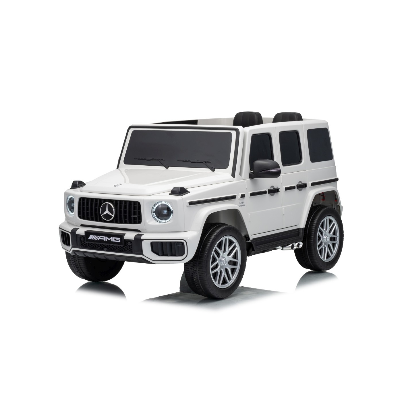 Mercedes G63 AMG biele vozidlo