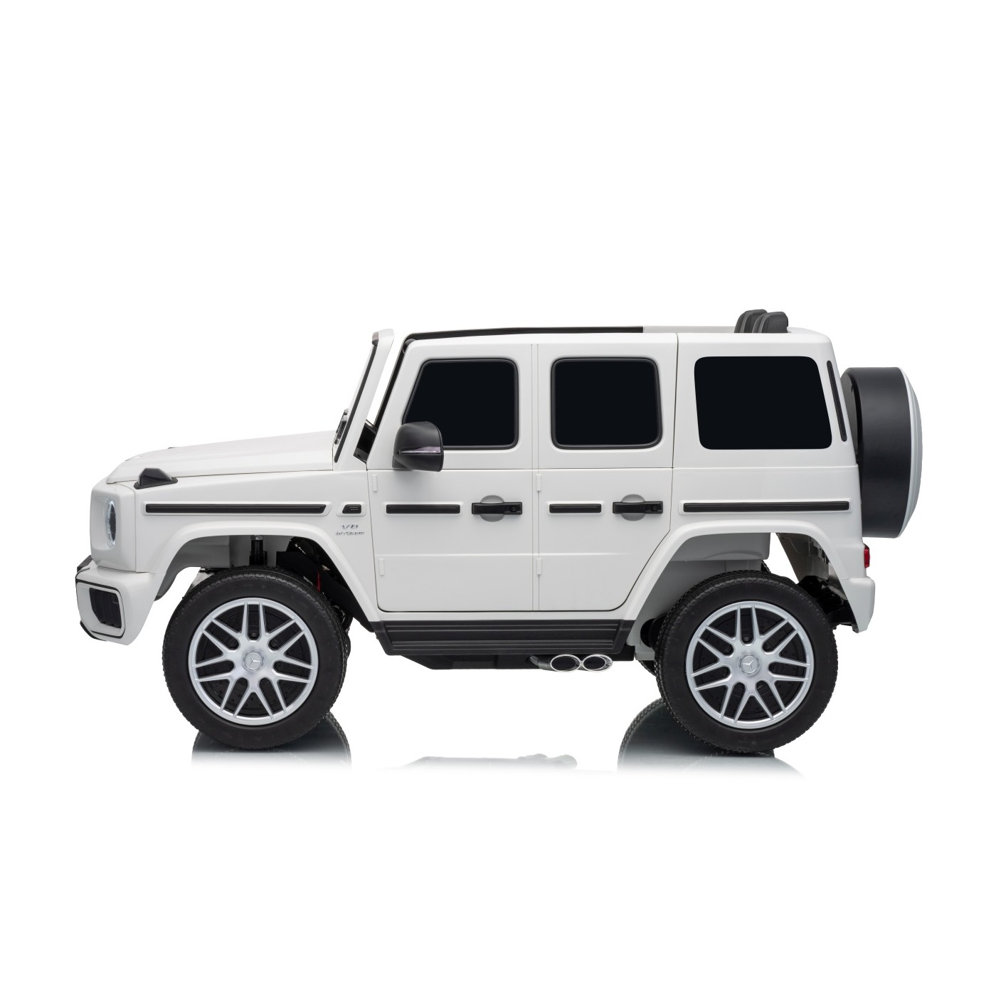 Mercedes G63 AMG biele vozidlo