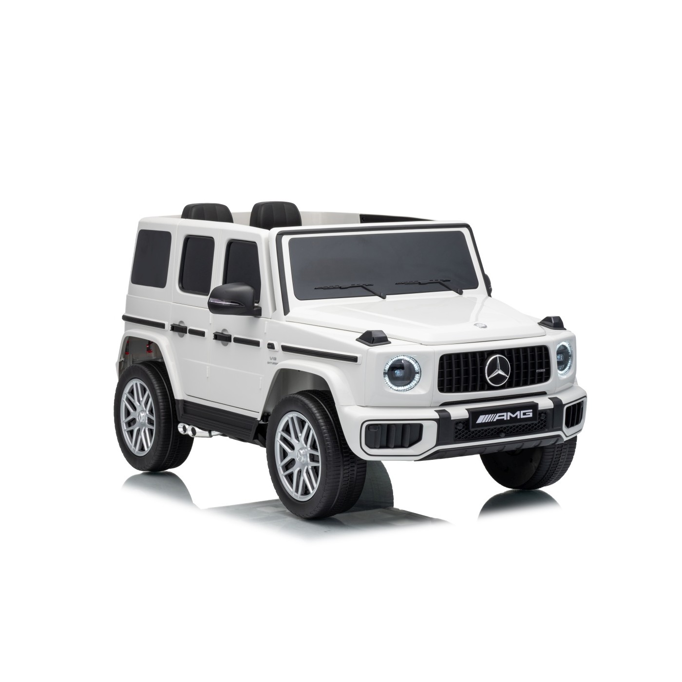Mercedes G63 AMG biele vozidlo