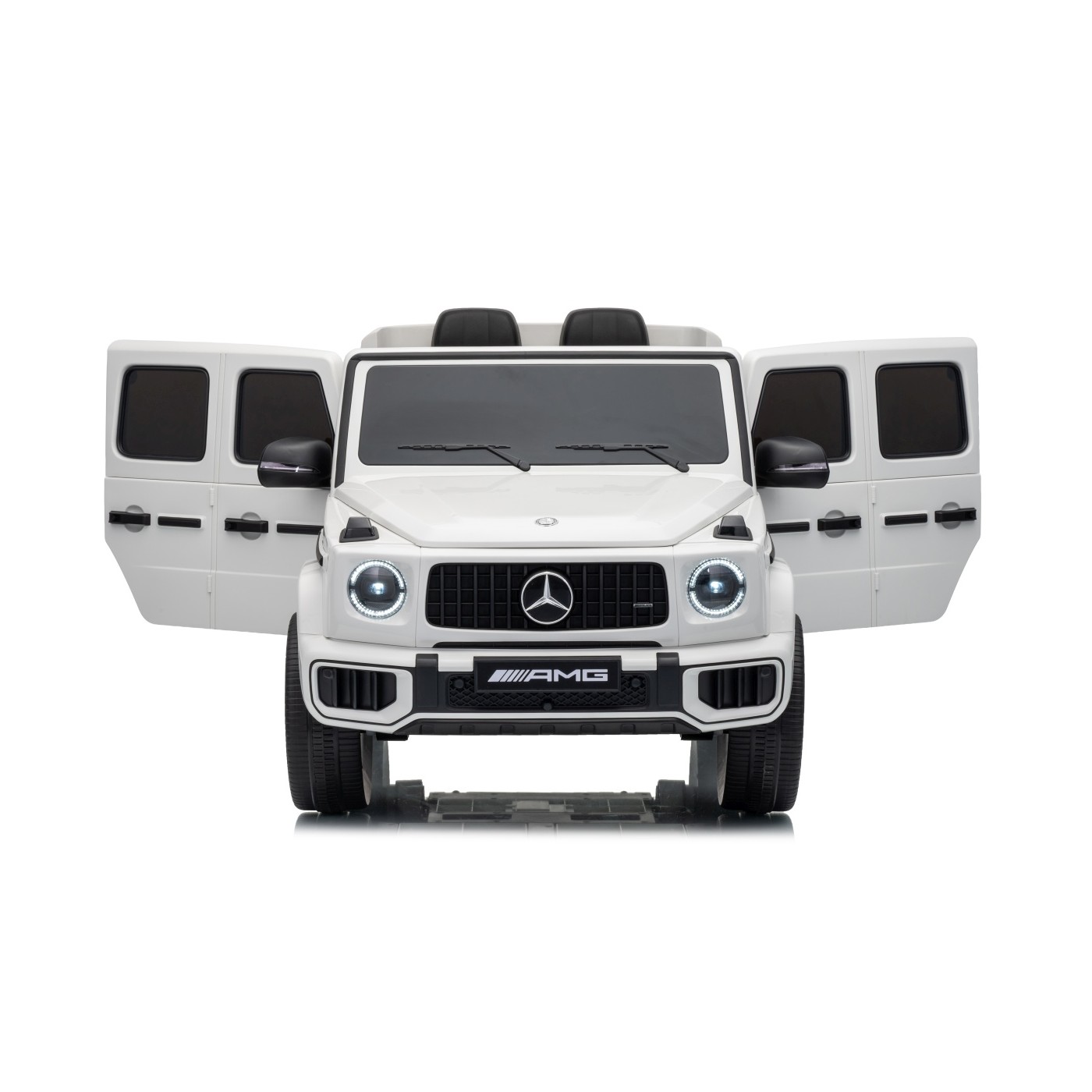 Mercedes G63 AMG biele vozidlo