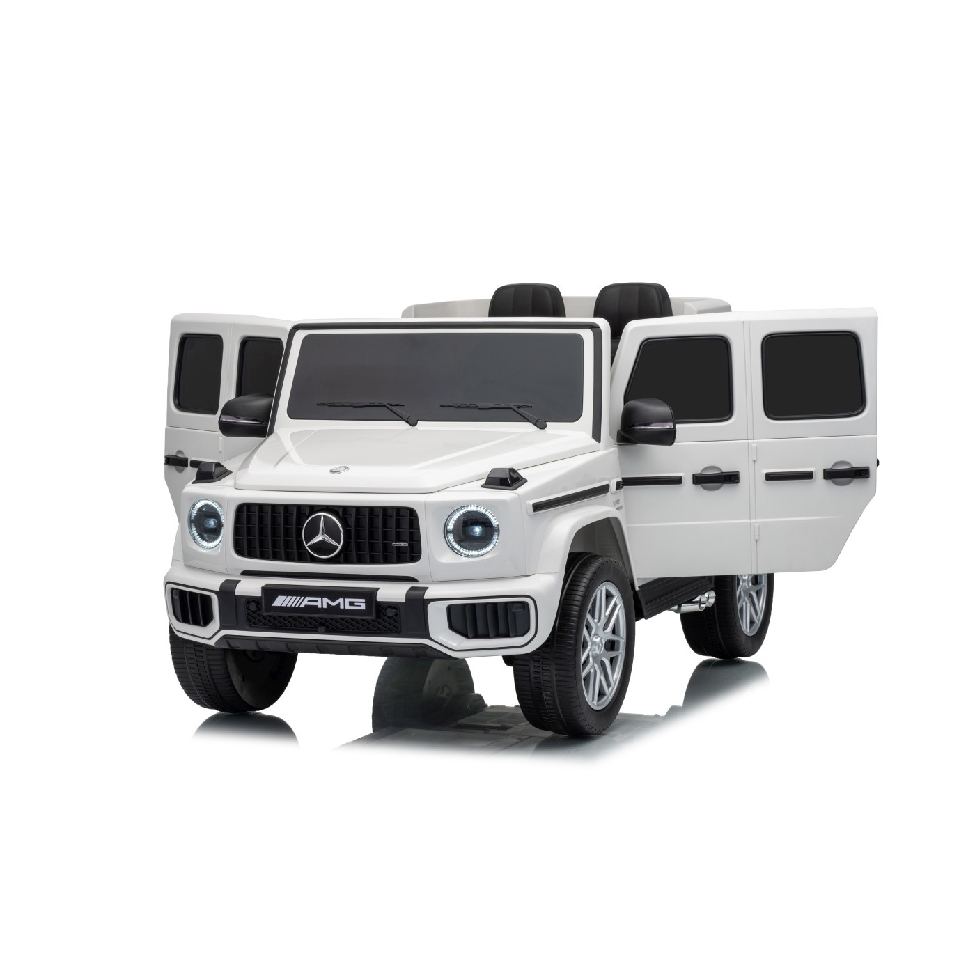Mercedes G63 AMG biele vozidlo
