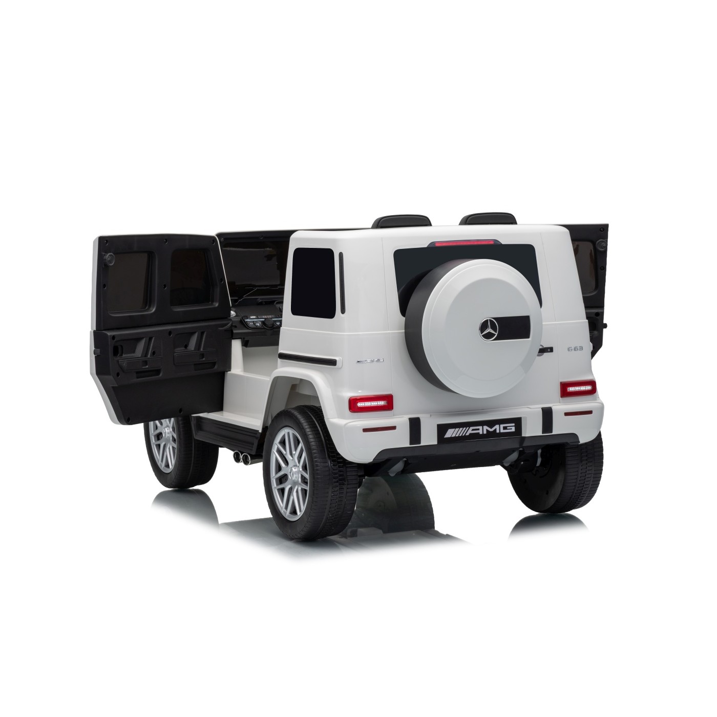 Mercedes G63 AMG biele vozidlo
