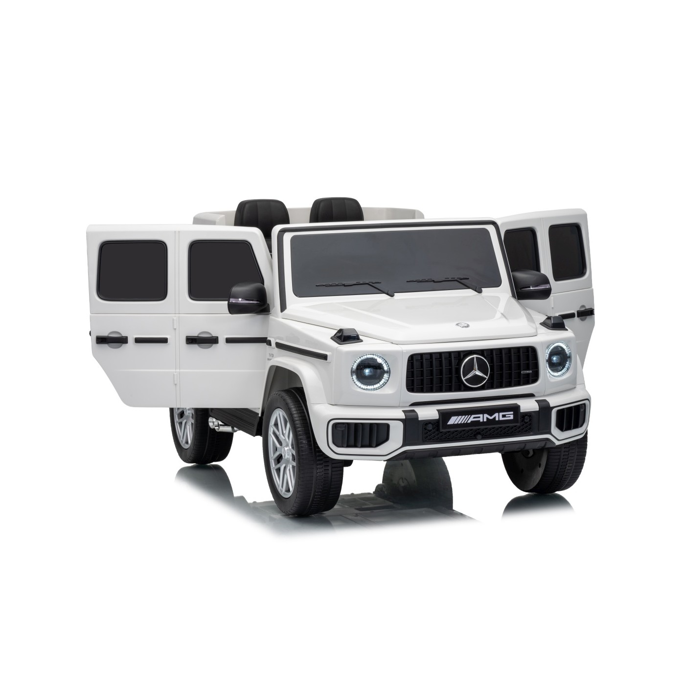 Mercedes G63 AMG biele vozidlo