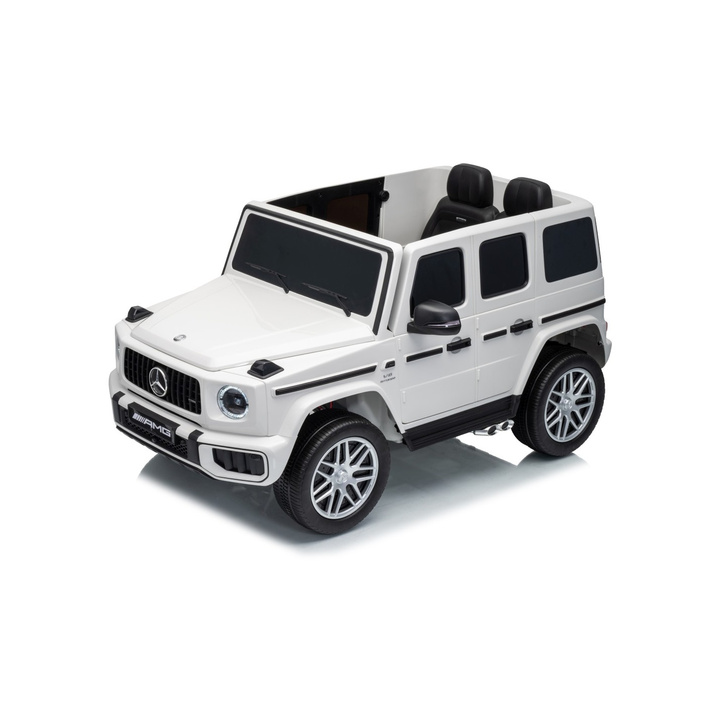 Mercedes G63 AMG biele vozidlo