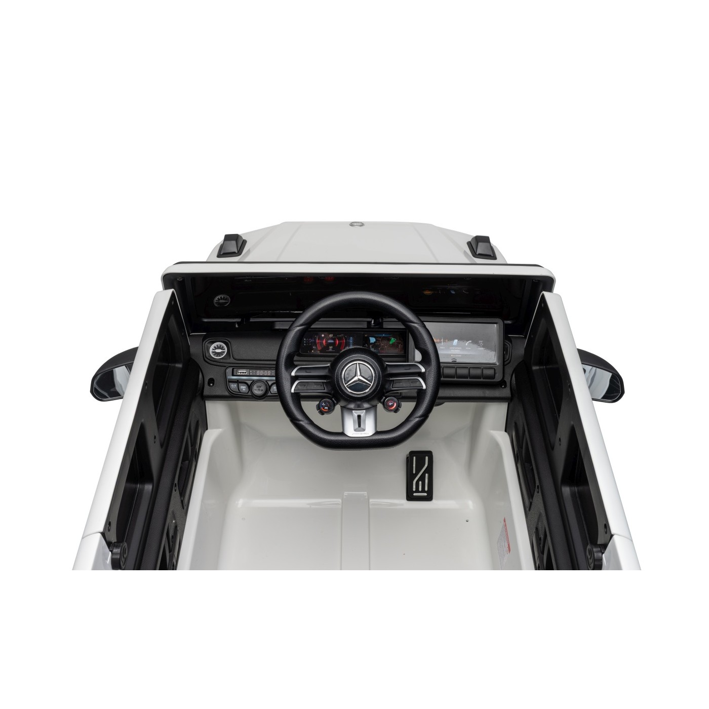 Mercedes G63 AMG biele vozidlo