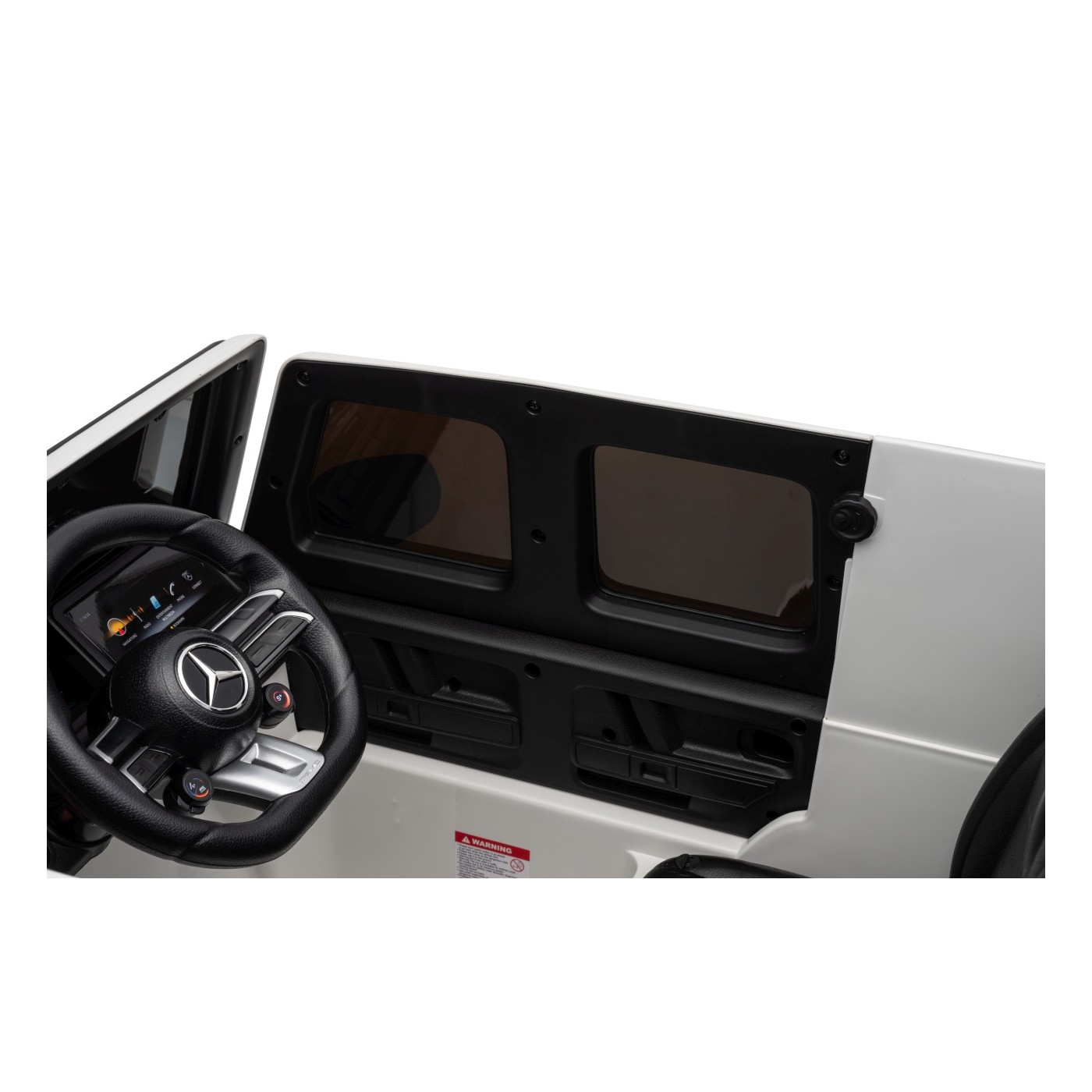 Mercedes G63 AMG biele vozidlo