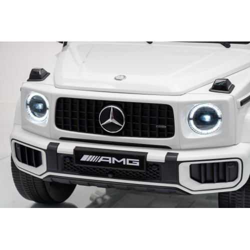 Mercedes G63 AMG biele vozidlo