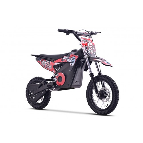 Elektrické motorové vozidlo WOLK-E Červené
