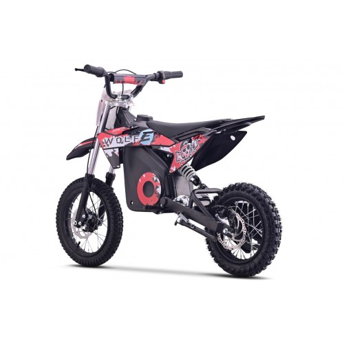 Elektrické motorové vozidlo WOLK-E Červené