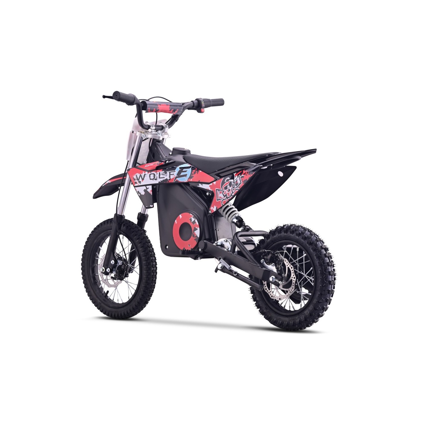 Elektrické motorové vozidlo WOLK-E Červené