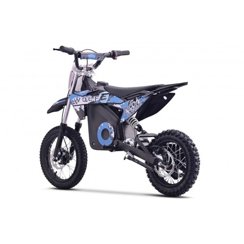 Elektrické motorové vozidlo WOLK-E modré