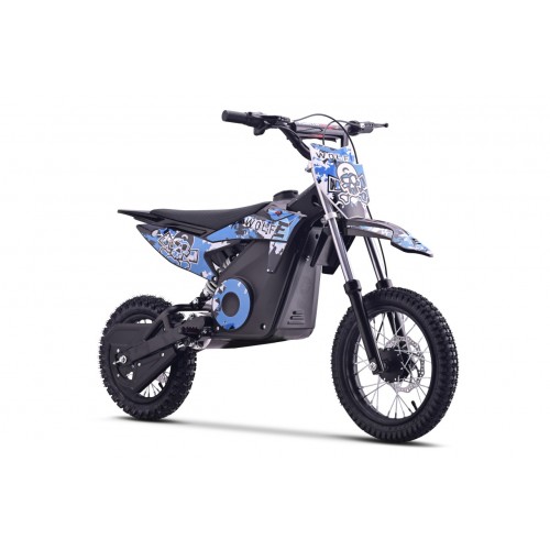 Elektrické motorové vozidlo WOLK-E modré