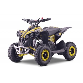copy of Quad Highper na batériu Žltý 35km/h + Bezkefkový motor 1000W + Nafukovacie kolesá + Regulácia sedadla