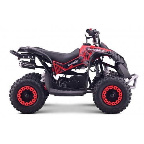 copy of Quad Highper na batériu Žltý 35km/h + Bezkefkový motor 1000W + Nafukovacie kolesá + Regulácia sedadla