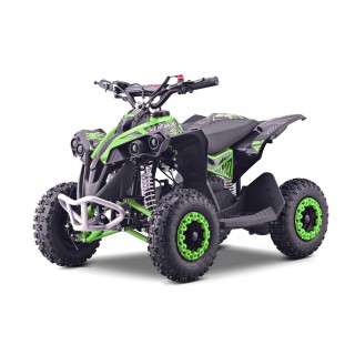 copy of Quad Highper na batériu Žltý 35km/h + Bezkefkový motor 1000W + Nafukovacie kolesá + Regulácia sedadla
