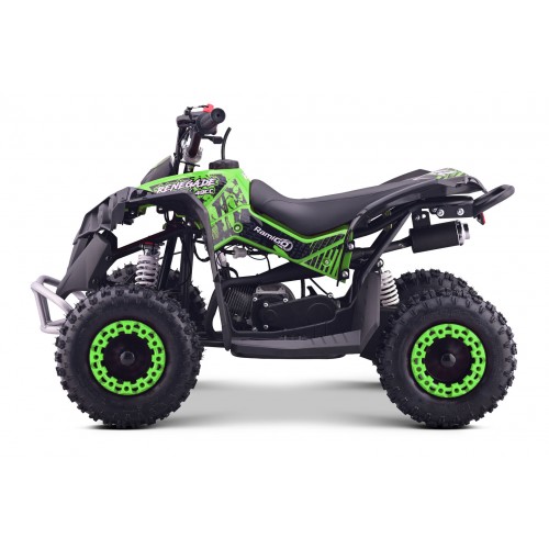 copy of Quad Highper na batériu Žltý 35km/h + Bezkefkový motor 1000W + Nafukovacie kolesá + Regulácia sedadla
