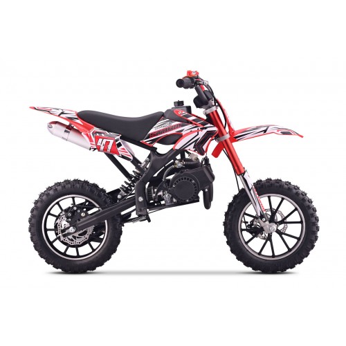 Spaľovací motor vozidla 49CC STORM červený