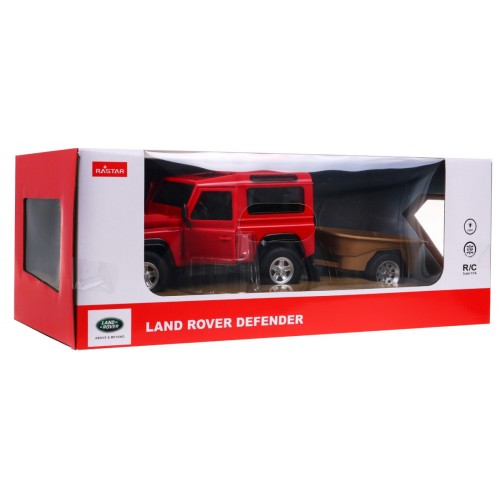 Land Rover Defender RASTAR Model 1:14 Diaľkovo ovládané auto terénne + Ovládač 2,4 GHz