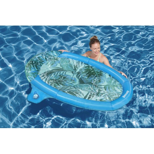 Nafukovací Matrac Tropický 171x94cm BESTWAY Sieťové dno + Opierka + Držiak na nápoj