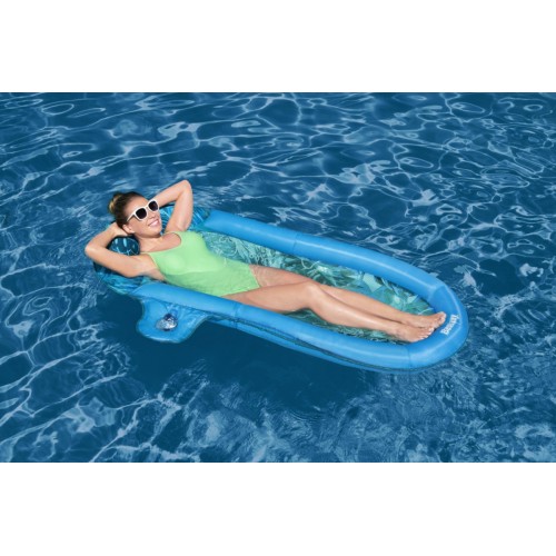 Nafukovací Matrac Tropický 171x94cm BESTWAY Sieťové dno + Opierka + Držiak na nápoj