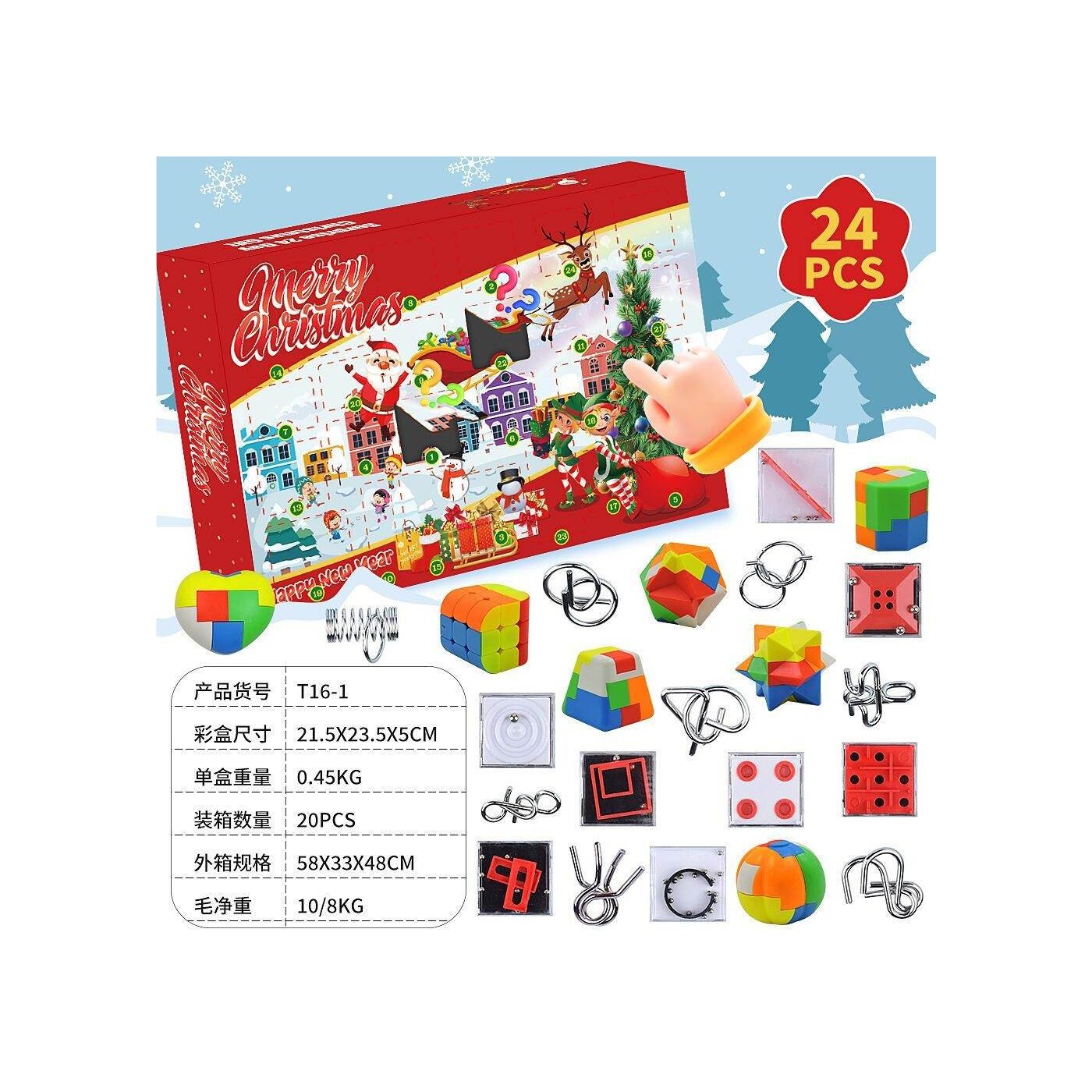 Puzzle Set Mix Kalendár