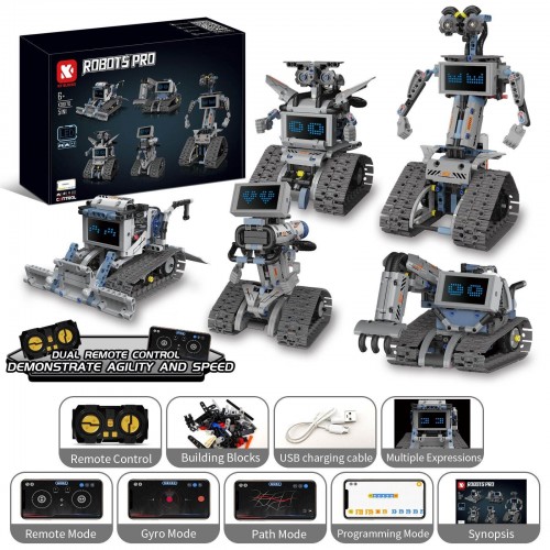 Súprava robotických kociek 5 v 1