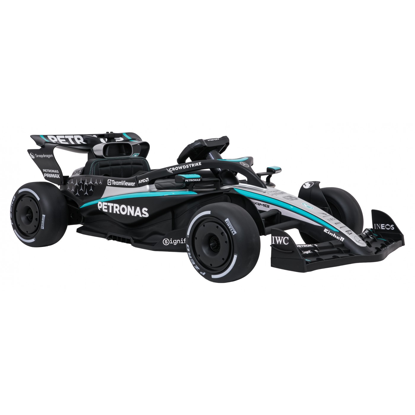 Vozidlo AMG PETRONAS F1 Čierne pretekárske auto